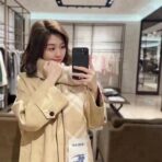 巴宝莉(Burberry) 全智贤同款双面格子围巾 驼色 - 图片 4