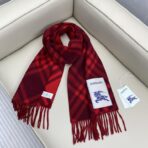 巴宝莉(Burberry) 双面格子围巾 红色 - 图片 2