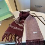 巴宝莉(Burberry) 双面秋冬围巾 红色 - 图片 3