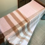 巴宝莉(Burberry)披肩 粉棕拼色 - 图片 4