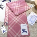 巴宝莉(Burberry)格纹围巾 浅粉色 - 图片 3