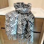 巴宝莉(Burberry)重磅极品围巾 黑灰拼色 - 图片 2