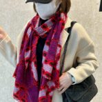 巴宝莉·Burberry围巾 深紫红色 - 图片 2