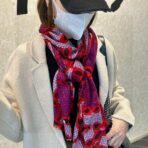 巴宝莉·Burberry围巾 深紫红色 - 图片 3