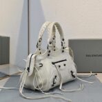 巴黎世家 Balenciaga Le City 机车包 （奶茶白） - 图片 2