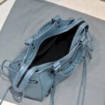 巴黎世家 Balenciaga Le City 机车包  灰蓝色 - Imagem 4