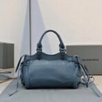 巴黎世家 Balenciaga Le City 机车包  灰蓝色 - Imagem 3