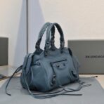 巴黎世家 Balenciaga Le City 机车包  灰蓝色 - Imagem 2
