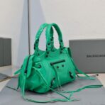 巴黎世家 Balenciaga Le City 机车包  绿色 - 图片 2