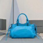 巴黎世家 Balenciaga Le City 机车包  蓝色 - Imagem 3
