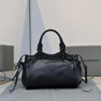 巴黎世家 Balenciaga Le City 机车包  黑色 - Imagem 4