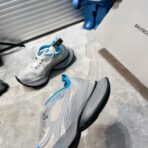 巴黎世家 Balenciaga Runner 系列休闲跑鞋（浅灰 + 浅蓝配色款） - 图片 4