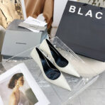 巴黎世家 𝐵𝑎𝑙𝑒𝑛𝑐𝑖𝑎𝑔 ²⁰²² 新款蜥蜴纹尖头高跟鞋系列