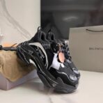 巴黎世家 Balenciaga Triple S 系列老爹鞋（黑银配色款） - 图片 2