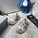 巴黎世家 Balenciaga Track 系列低帮复古老爹鞋（浅灰做旧款） - 图片 2