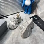 巴黎世家 Balenciaga Track 系列低帮复古老爹鞋（浅灰做旧款） - 图片 3