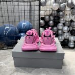 巴黎世家 Track 系列厚底镂空老爹鞋（亮粉色款） - Imagem 2