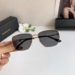 巴黎世家（Balenciaga）BB 金属框方形太阳镜 - 图片 4