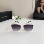 巴黎世家（Balenciaga）BB 金属框方形太阳镜  紫色 - Image 4