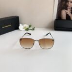 巴黎世家（Balenciaga）BB 金属框方形太阳镜  褐色 - 图片 2