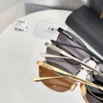 巴黎世家（Balenciaga）金属框猫眼太阳镜系列 - Imagem 4