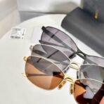 巴黎世家（Balenciaga）金属框猫眼太阳镜系列 - Imagem 2