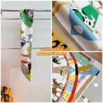 手工卷边斜纹真丝方巾【18mm双面同色】 - 图片 3