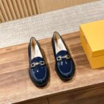 托德斯新款乐福鞋 中性风乐福鞋蓝色