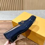 托德斯新款乐福鞋 中性风乐福鞋蓝色 - 图片 3