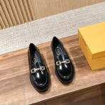 托德斯新款乐福鞋 中性风乐福鞋黑色