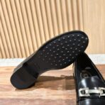 托德斯新款乐福鞋 中性风乐福鞋黑色 - 图片 2