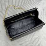 普拉达 (Prada)  黑色小牛皮翻盖链条手袋 - 图片 3