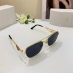 普拉达（PRADA）Symbole 系列浅金色金属框三角标识太阳镜