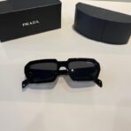 普拉达（PRADA）Symbole 系列醋酸纤维几何框太阳镜 - 图片 4