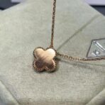 梵克雅宝 单钻粉贝母四叶草项链 - 图片 4