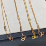 梵克雅宝 单钻蓝玛瑙四叶草项链 - 图片 4