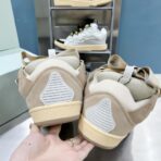 浪凡（LANVIN）Curb 系列蝴蝶结装饰格纹厚底休闲鞋 奶茶杏（格纹拼接配色款） - 图片 2