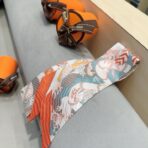 爱马仕 水上游乐园 Twilly小丝巾 橙色 - Imagem 2