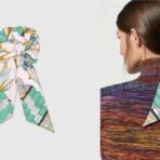 爱马仕Hermes “树之歌”发圈 束发带两用Twilly绿色小丝巾 - Imagem 4