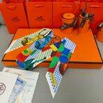 爱马仕Hermes“优雅骑士”Twilly小丝巾 绿蓝撞色 - Imagem 2