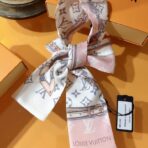 爱马仕(MONOGRAM CONFIDENTIAL)束发带 粉色 - 图片 3