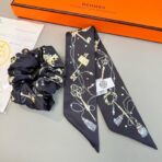 爱马仕Twilly小丝巾 发圈 黑色款