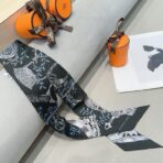 爱马仕Twilly小丝巾 黑色 - 图片 2