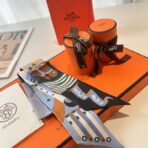 爱马仕Twilly斜纹真丝飘带 蓝色款 - 图片 3