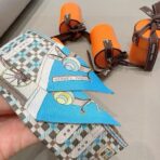 爱马仕Twilly(新型马车)丝巾 浅蓝色 - 图片 2