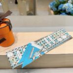 爱马仕Twilly(新型马车)丝巾 浅蓝色