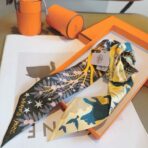 爱马仕Twilly(玛雅丛林)飘带 黄黑撞色 - Imagem 3