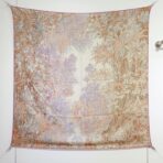 爱马仕《巴勒莫植物园》浅紫橙撞色方巾