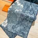 爱马仕《巴勒莫植物园》深蓝色方巾 - 图片 3