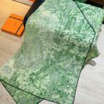 爱马仕《巴勒莫植物园》绿色方巾 - 图片 3